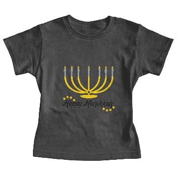 Discover Menorah Happy Hanukkah Baby Tees