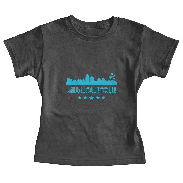 Discover Retro Albuquerque Skyline Baby Tees