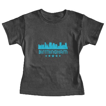 Discover Retro Birmingham Skyline Baby Tees