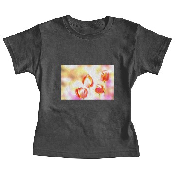 Discover High Key Tulip Quartet Baby Tees
