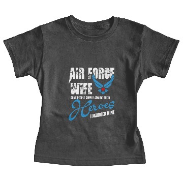 Discover Superhero Air Force Wife Baby Tees