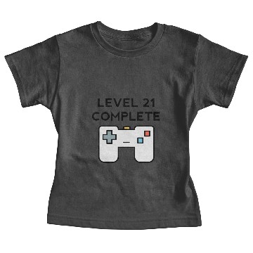 Discover Level 21 Complete 21st Birthday Baby Tees