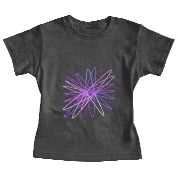 Discover Purple Lines Baby Tees