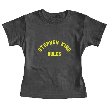 Discover Stephen King Rules vectorized Baby Tees