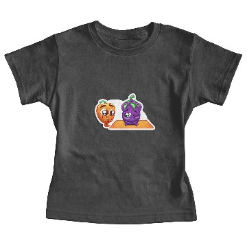 Discover peper and eggplant yoga Baby Tees