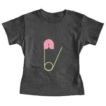 Discover Safety pin open Baby Tees