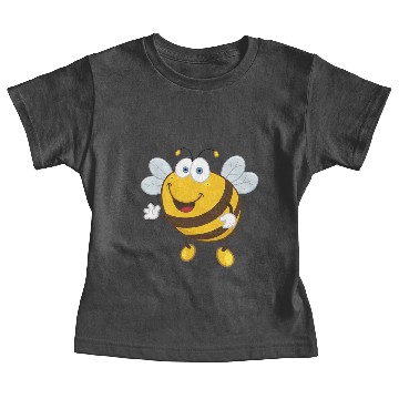 Discover Cool bee insect smiles wildlife Baby Tees