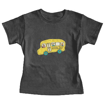 Discover school bus Baby Tees