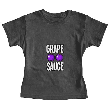 Discover Grape Apple Sauce Double Apple Logo Baby Tees