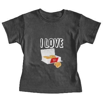 Discover I love chicken nuggets Baby Tees