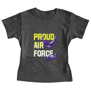 Discover Proud Air Force Dad Baby Tees