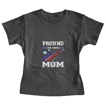 Discover Pround air force Mom Baby Tees