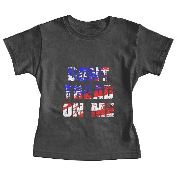 Discover Don't Tread on Me American Flag Inside Baby Tees