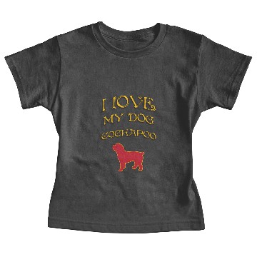 Discover I LOVE MY DOG Cockapoo Baby Tees