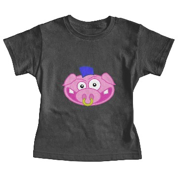 Discover pig137 Baby Tees