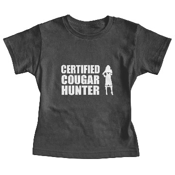 Discover Hunter - Certified Cougar Hunter Baby Tees