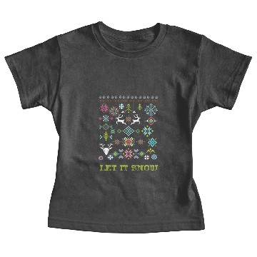 Discover Let it snow Baby Tees