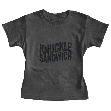 Discover Knuckle Sandwich Ringer Baby Tees