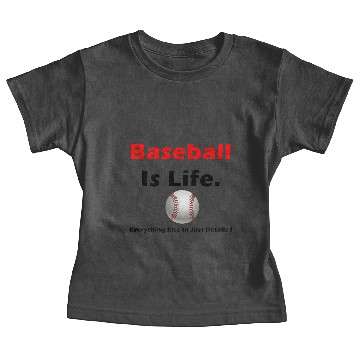 Discover Baseball Is Life Baby Tees