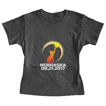 Discover Total Solar Cat Eclipse Nebraska 21.08.2017 Baby Tees