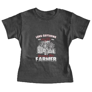 Discover Farmer - long-suffering wife opa grumpy old far Baby Tees