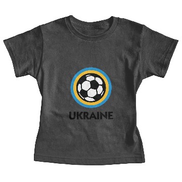 Discover Ukraine Football Emblem Baby Tees