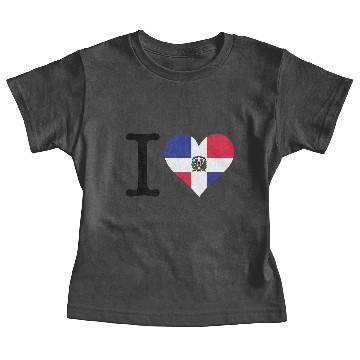 Discover I Love The Dominican Republic Baby Tees