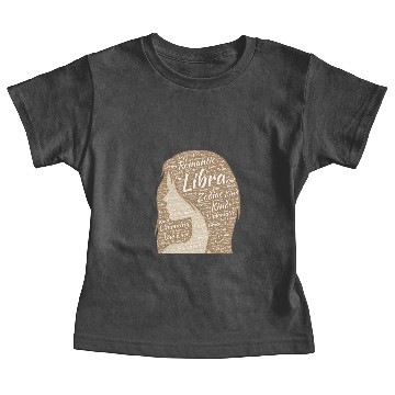 Discover Libra Zodiac Typography Baby Tees