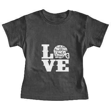 Discover Love tailates tradition and touch downs Baby Tees