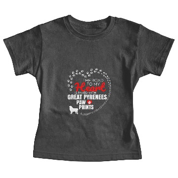 Discover Great Pyrenees Paw Prints Baby Tees