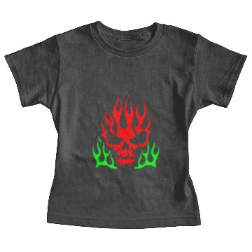 Discover Red Skull Baby Tees