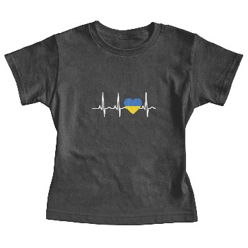 Discover I LOVE ekg heartbeat UKRAINE Baby Tees