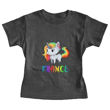 Discover France Unicorn Baby Tees