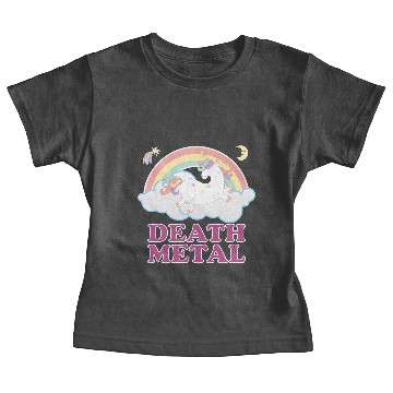 Discover Death Metal Unicorn Baby Tees