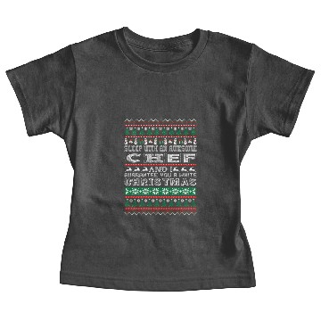 Discover Sleep With Awesome Chef White Christmas Baby Tees