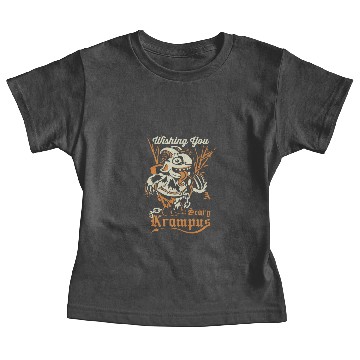 Discover Scary Krampus Baby Tees