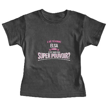 Discover Elsa super power gift Baby Tees