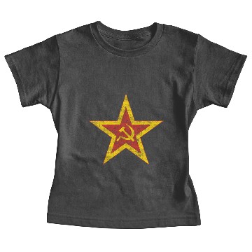 Discover Used Communist Red Star Baby Tees