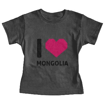 Discover I Love Mongolia Baby Tees
