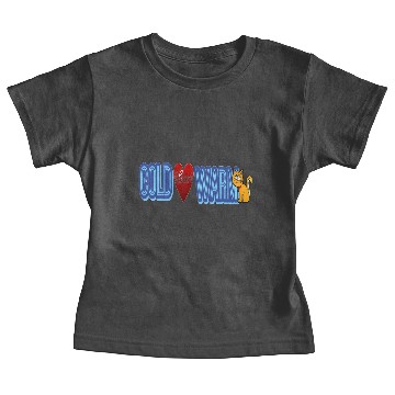 Discover cold heart warm kitty Baby Tees