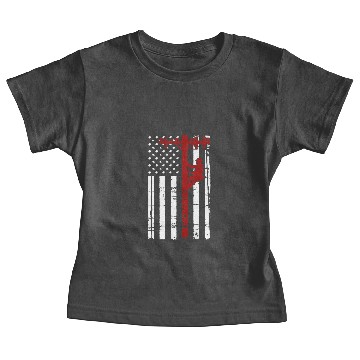 Discover Lineman Flag Baby Tees