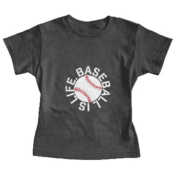Discover Baseball is Life Baby Tees