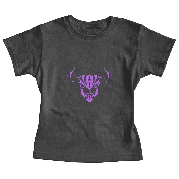 Discover Pink Bull Skull 2 Baby Tees
