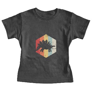 Discover Retro 70s Stegosaurus Baby Tees