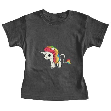 Discover Rainbow Unicorn Baby Tees