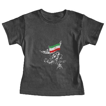 Discover Astronaut moon Iran flag space gift idea Baby Tees