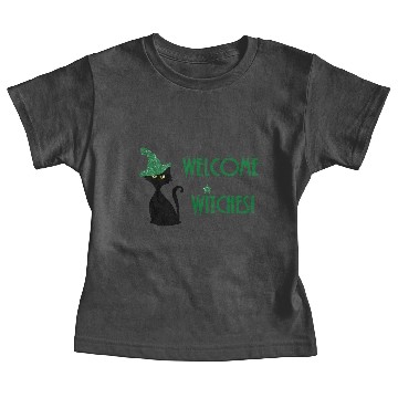 Discover witches welcome with funny witchy wicca cat Baby Tees