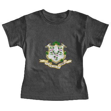 Discover Connecticut Flag Baby Tees