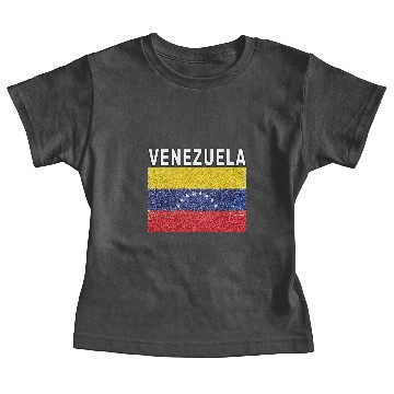 Discover venezuela flag stained glass effect design Baby Tees