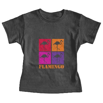 Discover Flamingo Pink James Baby Tees Bird Gift